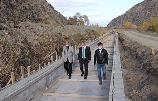 Tosya’da beton sulama kanalı yapımına başlandı