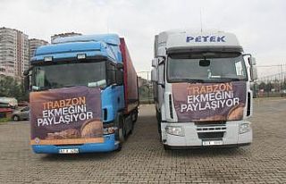 Trabzon depremzedeler ile ekmeğini paylaşıyor