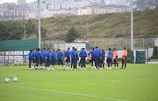 Trabzonspor, BB Erzurumspor maçı hazırlıklarını...