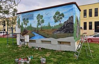 Trafolar büyükşehirle estetik görünüme kavuşuyor