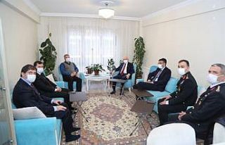 Tuğgeneral Cemil Lütfi Özkul’a taziye ziyareti