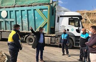 Turgutlu’daki çevreci yatırımda çalışmalar...