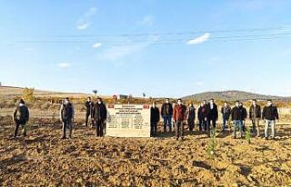 Türkeş’in doğumun gününde 103 fidan toprakla...