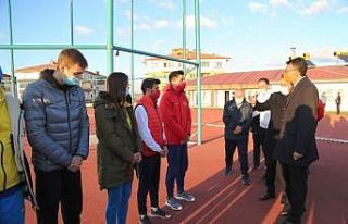 Türkiye ve Ukrayna atletizm milli takımları Kütahya’da...