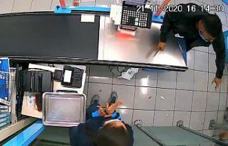 Turşu kavanozuyla gaspı önledi