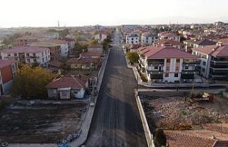 Uğurhan Tunçata Caddesinde yol genişletme çalışmaları...