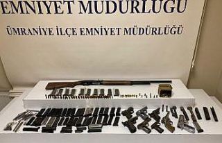 Ümraniye’de yasa dışı silah imalathanesine baskın:...