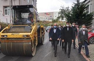 Üstyapı çalışmaları kapsamında Cevizli’de...