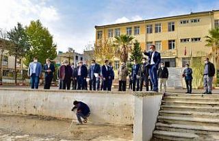 Uygulama oteli yapılacak alanda inceleme