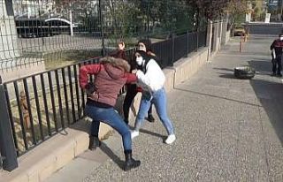 Uyuşturucu tacirinin yakınları kadın muhabiri...