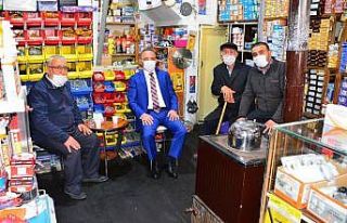 Vali Hüseyin Öner’in esnaf ziyaretleri devam ediyor