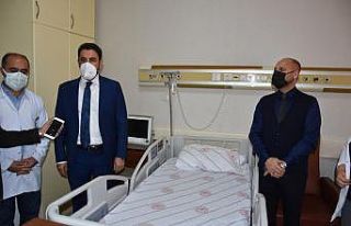 Van TSO’nun yeniden dizayn ettiği iki hasta odası...