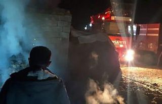 Van’da ot yangını