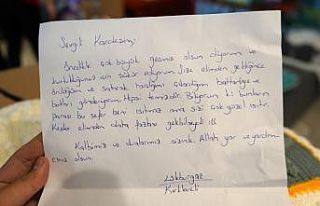 Yardım kolisinden çıkan not ağlattı: “Bunların...