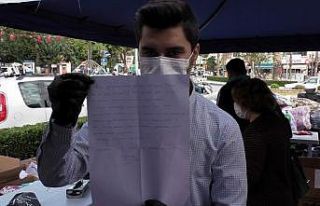 Yardım malzemesinden çıkan mektup duygulandırdı