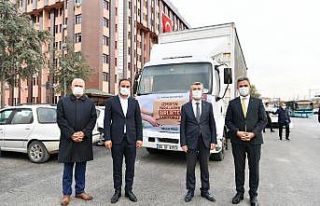 Yardım tırı İzmir’in yaralarını sarmak için...