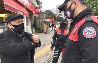 Yasak saati dışarı çıktı, polis konuşmasıyla...