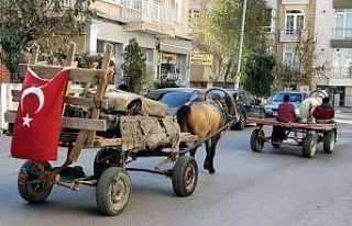 Yaşı küçük çocukların şehir içinde dört...