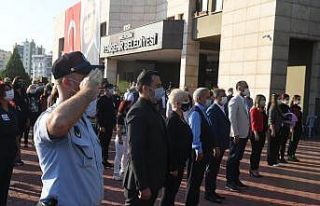 Yenişehir Belediye personeli Ata’yı andı