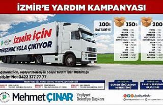 Yeşilyurt Belediyesi, İzmir’de ki depremzedeler...
