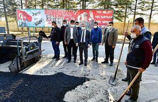 Yeşilyurt Belediyesi, kış öncesinde çalışmaları...