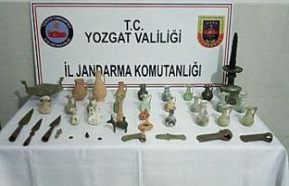 Yozgat’ta farklı dönemlere ait 39 tarihi eser...