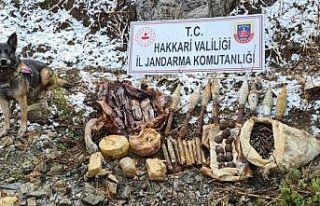 Yüksekova’da çok sayıda mühimmat ele geçirildi