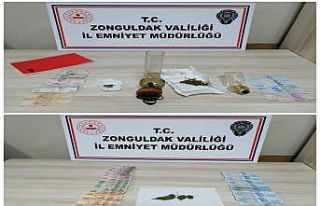 Zonguldak’ta uyuşturucu operasyonu: 2 tutuklu