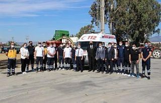 112 sağlık çalışanlarından Aydınlılara anlamlı...