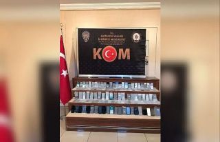 124 adet gümrük kaçağı telefon ele geçirildi