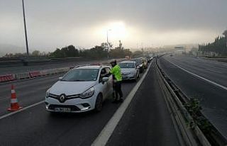 15 Temmuz Şehitler Köprüsü’nde kısıtlama denetimi...