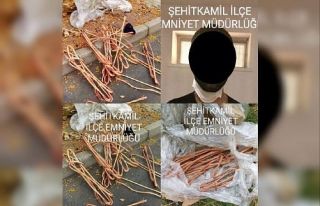 180 bin TL’lik kablo çalmak isteyen hırsız suçüstü...