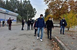 266 kişilik belediye ekibi Nazilli sanayisi için...