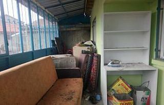 3 çocuklu kadının eşyaları evinde çıkan yangında...