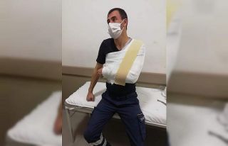 3 maganda ambulans şoförünü döverek hastanelik...