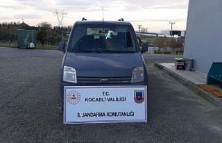5 yıl önce çalınan aracı jandarma ekipleri buldu