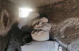 648 kilogram uyuşturucuyu menfezde saklamışlar