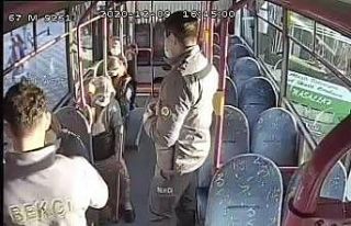 80 yaşındaki kadın yasağa rağmen halk otobüsüne...