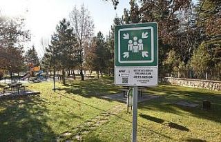 83 acil toplanma alanına tabela yerleştirildi