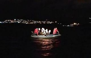 9 düzensiz göçmen kurtarıldı