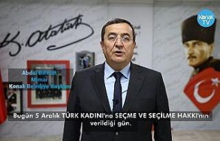 Abdül Batur’dan 5 Aralık kutlaması