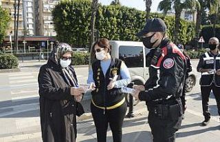 Adana polisinden KADES ve korona seferberliği