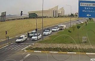 Adıyaman’daki kazalar kamerada