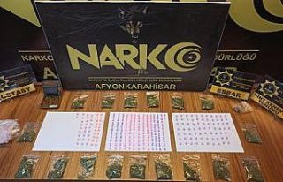 Afyonkarahisar’da torbacı operasyonu: 4 gözaltı