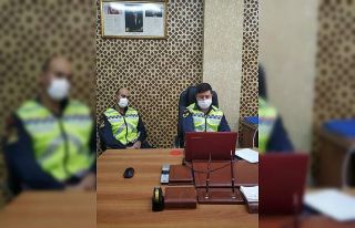 Ağrı İl Jandarma Komutanlığı Trafik Timlerince...