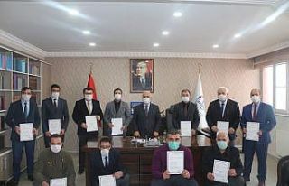 Ağrı İl Müftülüğü personellerine salgınla...