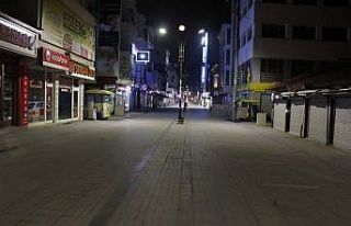 Ağrı’da cadde ve sokaklarda sessizlik hakim