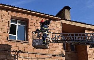 Ahlat Devlet Hastanesinde yangın tatbikatı