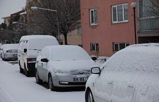 Ahlat’ta mevsimin ilk karı yağdı