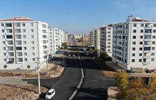 Ahmet Kaya Caddesinde asfalt çalışmaları tamamlandı